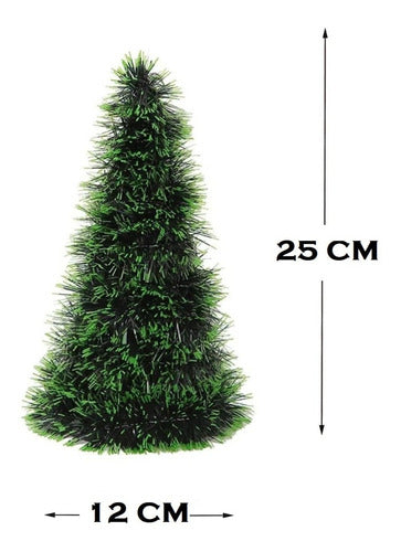 Classic or Snowy Cone Christmas Tree Ornament x1 2