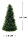 Classic or Snowy Cone Christmas Tree Ornament x1 2