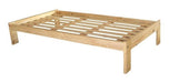 Raquel Single Bed Made Entirely of Wood - Guaranteed 0