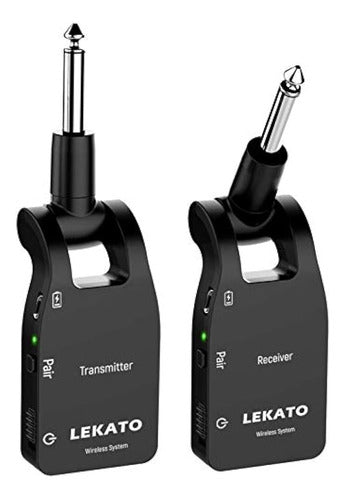 Lekato Wireless Guitar Transmitter Receiver 2.4g Rechargeable 0