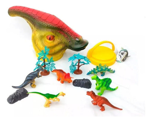 Dinosaur Head Jar with 10 Accessories Toyshop W2934/4 SRJ 8