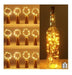 Set X24 Tapon Luminoso Led Botella Vino Luz Alambre Calida 3