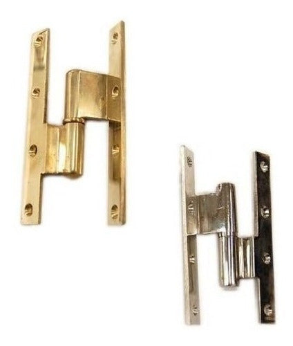 SIDAÑEZ/RIALPA 3 Double Contact Door Hinges 110mm Polished Platil 0