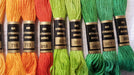 Spectrum Craft Inc. 6 Spools of 100% Mercerized Cotton Premium Quality 5