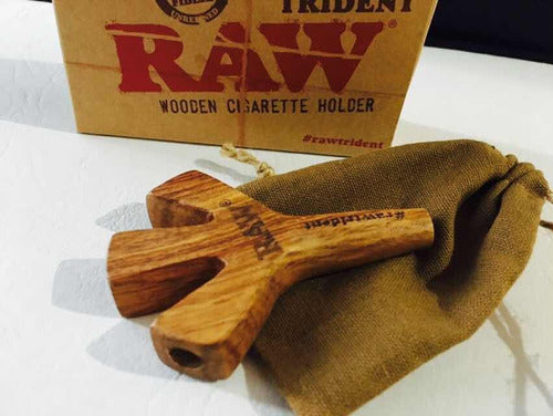 Raw Wood Triple Pipe Trident Mouthpiece / X3 4