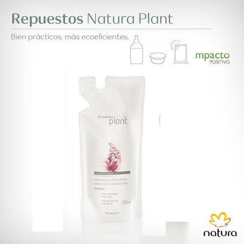 Natura Refill Shampoo Hydration Repair 300ml Plant 0