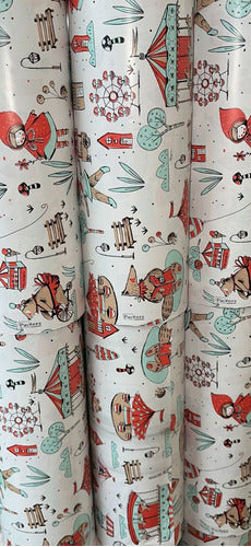 Gift Wrapping Paper Roll 35 cm x 200 Units. Premium Satin Paper 136