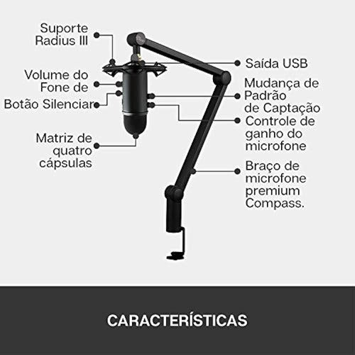 Paquete De Transmisión Profesional Blue Yeticaster Con Micró 4