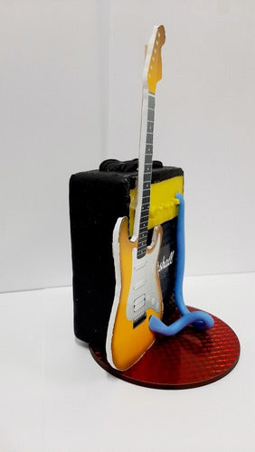 Marshall Guitar Cake Topper - Cold Porcelain Amplifier 9