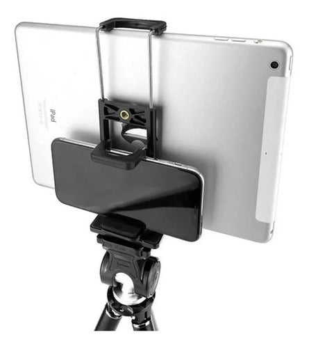 TRIPOD -GENERICA Telescopic Tripod 2 In 1 Adapter for Cell Phones and Tablets 4