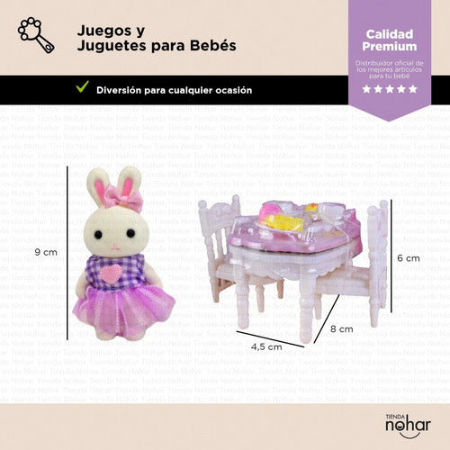 Ditoys Bunny Boutique Set Cocina Accesorios Conejita 1