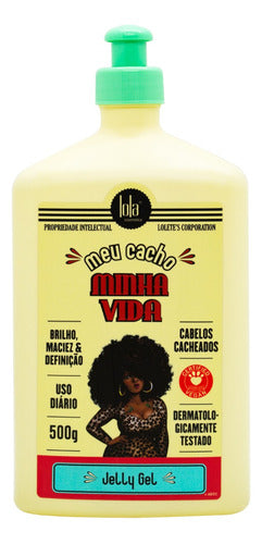 Lola Cosmetics Meu Cacho Minha Vida Jelly Gel for Curls Hair 500g 0