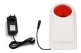 Tekvision Wireless Outdoor Siren with Flashing Red LED Lights!!! 6