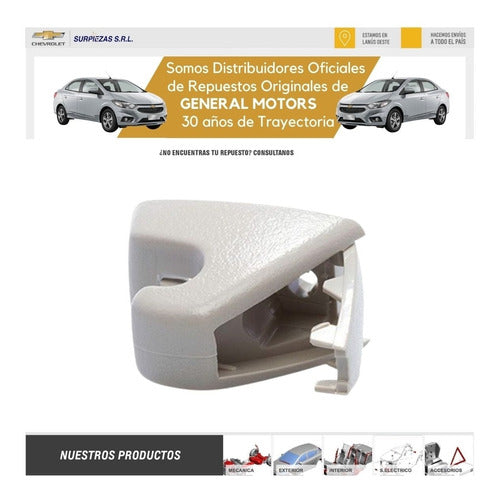 Soporte Parasol Chevrolet Cobalt Prisma Onix Original Gm 2