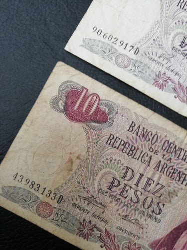 Billete De 10 Pesos Argentinos 2