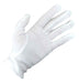 White Fabric Party Costume School Play Glove Pair 2