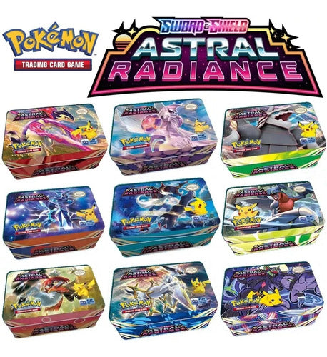 Pack Pokémon Tcg Sword & Shield Set En Lata X3 1