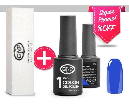 GNP Set Esmaltado Permante Pulidor, Esmalte Gel GNP 55 Nice 0