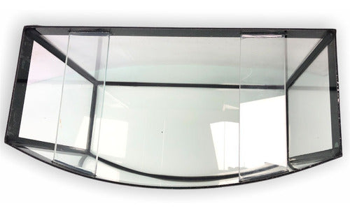 Master Curved Front Glass Aquarium 100x35x20/25 Cm 5mm 6