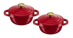 Set 2 Mini-cocotte 11cm - Rojo Air 0