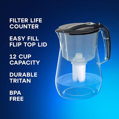 Aquaphor Opal 12 Cup Premium Water Filter Pitcher Incl. 1 B15 1