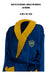 City Blanc Boca Juniors Adult Plush Coat Jacket Teoytino Chnn 1