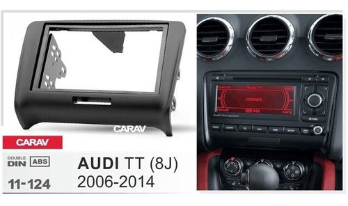 Car Stereo Double Din Adapter Frame for Audi TT 2006 to 2014 5