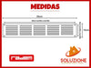 Radem Rejillas Para Ventilación Muebles, Hogar Acero Inox. 50 X 10 4