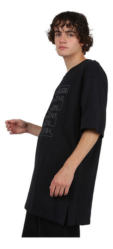 Lotto Urban Over Street Men's T-Shirt in Black 2