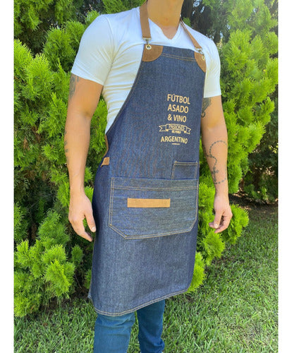 Jean Kitchen Apron Unisex for Grilling and Cooking 19