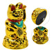 Geko Lucky Golden Fortune Cat Maneki Neko 2