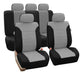 FH Group Complete Fabric Seat Cover Set for A 0