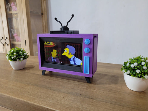 Leviosa.3d TV De Los Simpsons Holder Soporte Porta Celular 3D Original 1