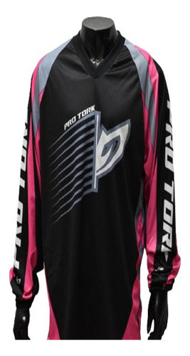 Pro Tork Jersey Mx, Insane, Black and Pink 0