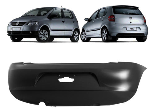 Volkswagen Paragolpe Trasero Fox 2004 2005 2006 2007 2008 2009 Plastico 0