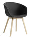 Lumax Eames Dining Chairs with Upholstered Armrests - Black 0