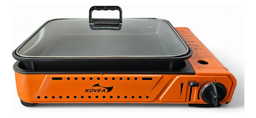 Portable Gas Butane Stove with Grill and Glass Lid by Kovea 1