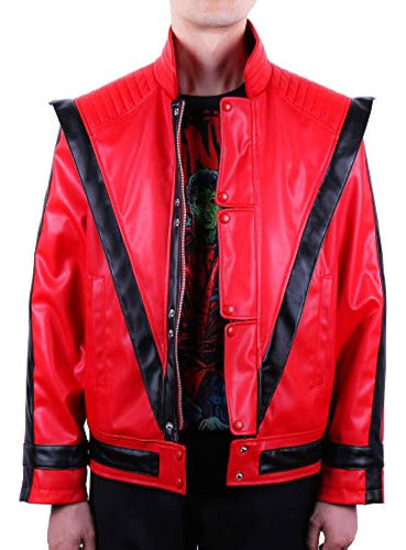 Mjb2c Michael Jackson Thriller Leather Jacket Costume 0