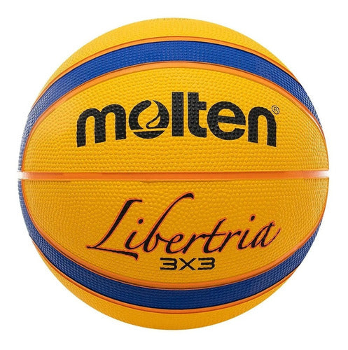 Molten 3x3 Libertria Rubber Basketball Size 6 1