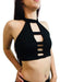 Hadda's Closet Bralette Blusa Crop Top Corto Sexy Noche Tarde Regalo Fiesta 1