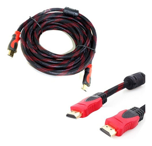 Cable Hdmi 5 Metros Mallado Ultra Resistente Gs 0