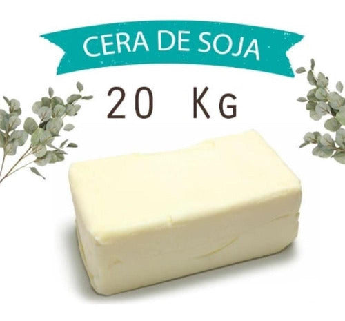 20 Kg Cera De Soja 100 % Natural P/ Hacer Velas O Masajes 0