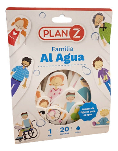 Familia Al Agua Para Jugar En La Bañera 20 Piezas 2