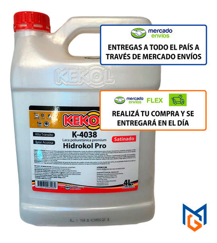 Kekol Hidrokol Madera Plastificante Piso Melacril K4038 4L 5