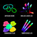 Combo Luminous LED Neon Glow Party Kit for 100 People 240 Items 4