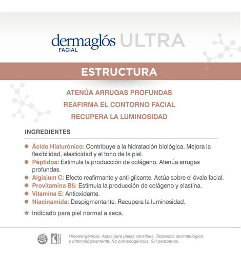 Dermaglós Ultra Structure Night Moisturizing Cream 5