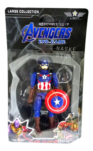 Avengers Articulados Capitan America Thanos Batman Spiderman 5