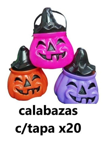 Stacio Calabazas Halloween X 20 Unid - Combo Carameleras Surtidas 0