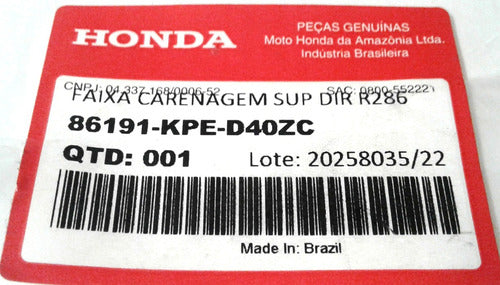 Honda Calco Deflector Tanque Der Xr 250 Centro Motos 5