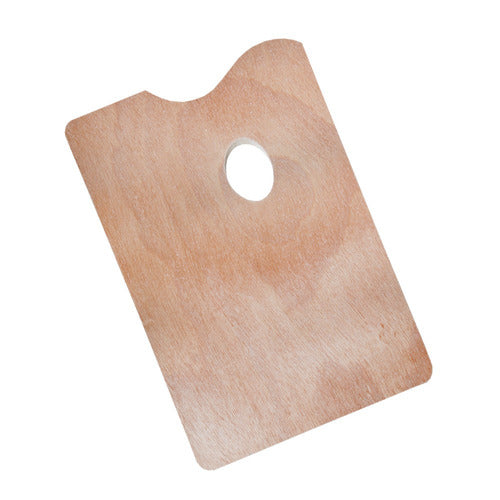 Paleta De Madera Sinoart Rectangular - Mosca 0